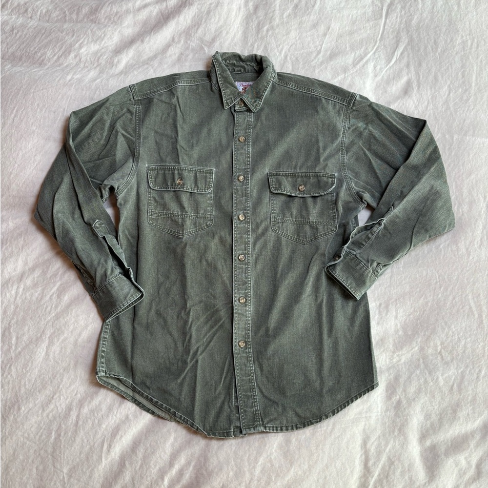 Vintage Cotton Denim Shacket